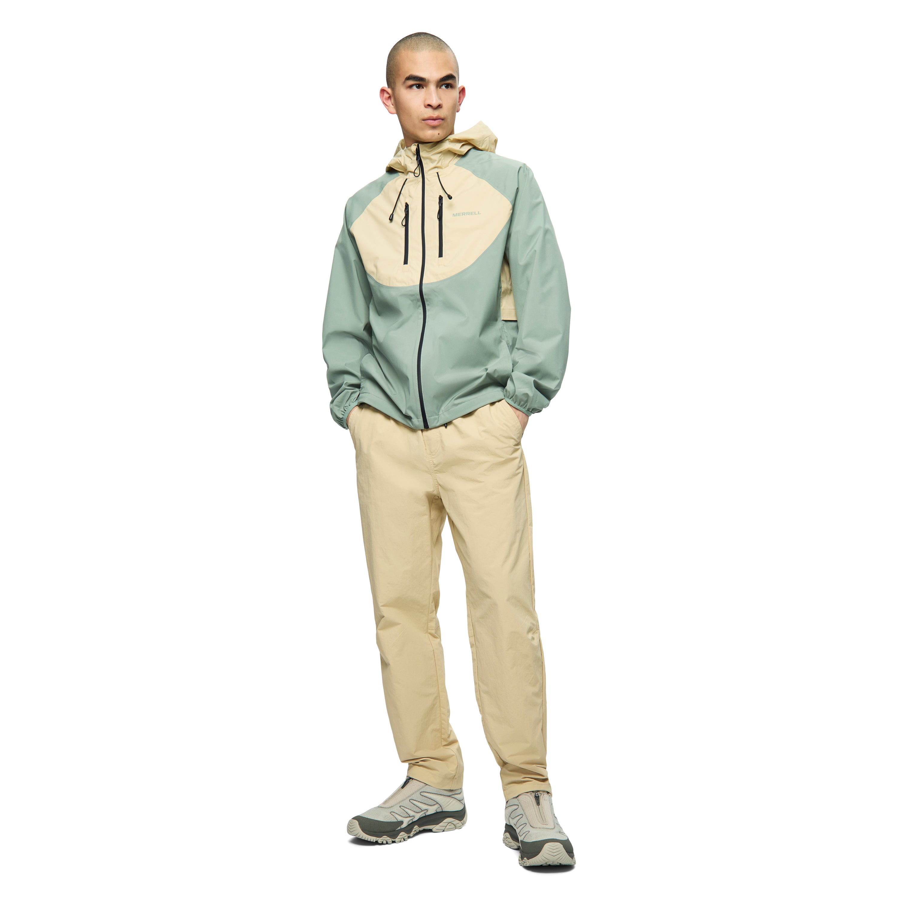 Lando Short 2-Tone Raincoat Men's