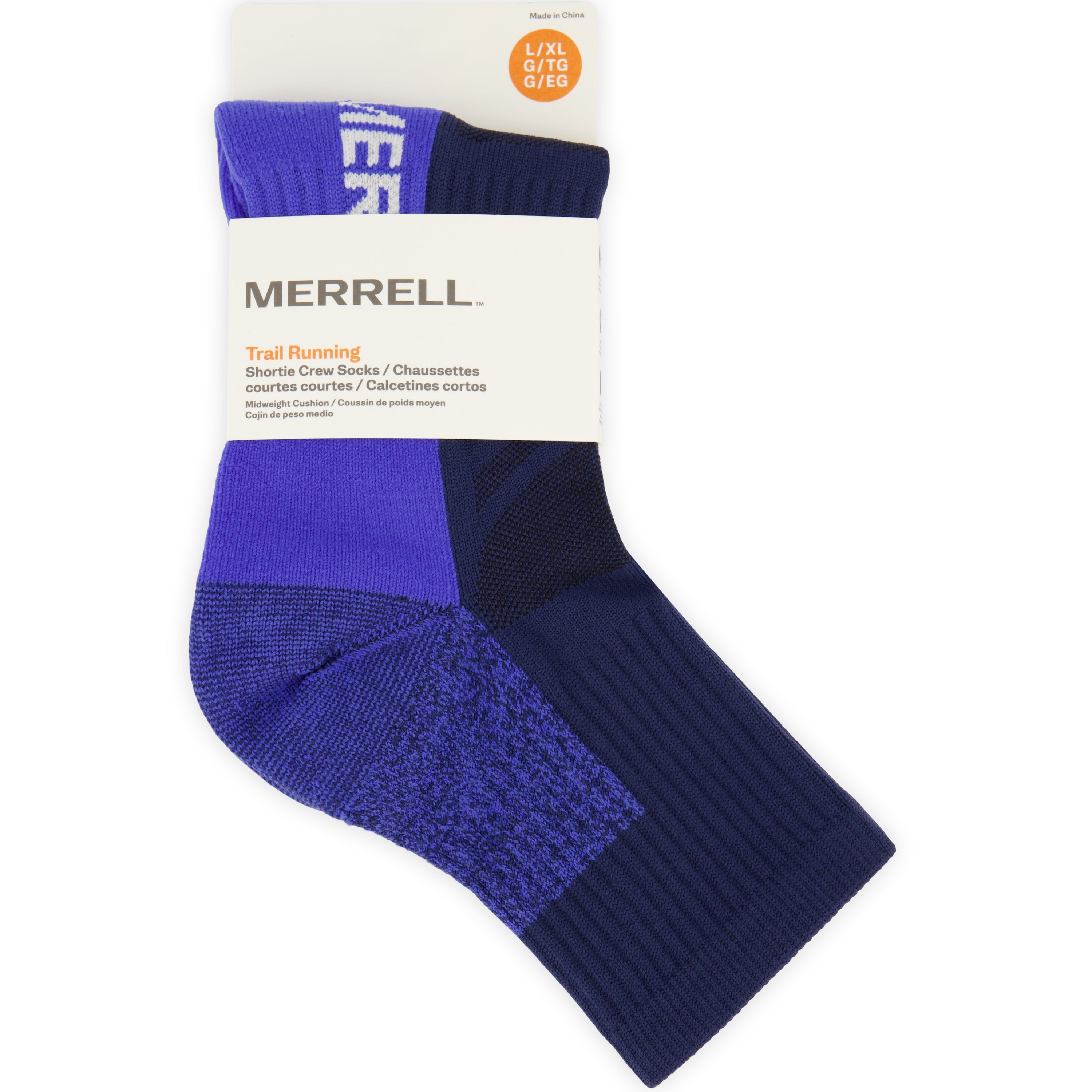 Trail Running Mid Crew Sock 1 Pack