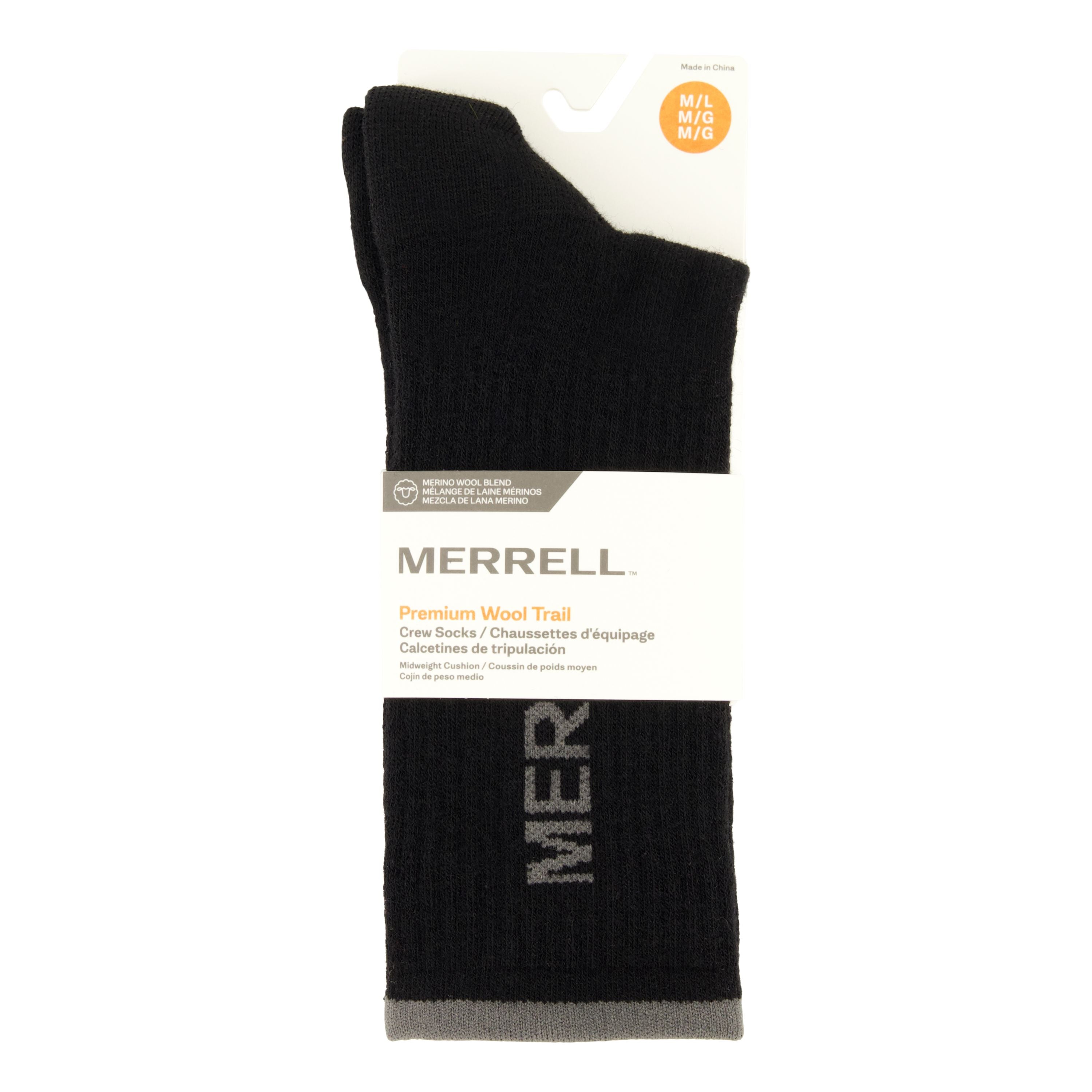 Premium Wool Trail Crew Sock 1 Pack
