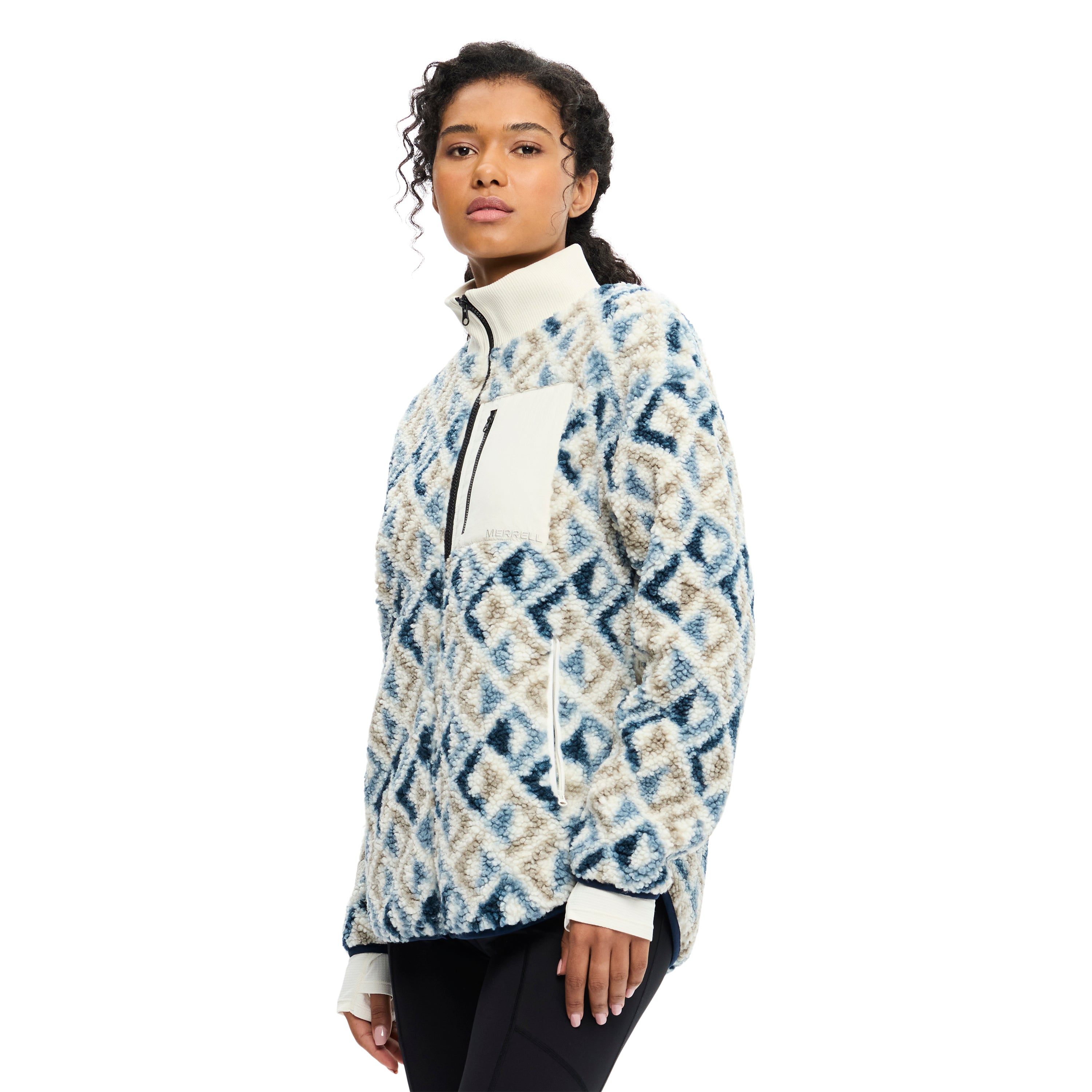 Falconridge AOP Full Zip Sherpa Jacket Women's