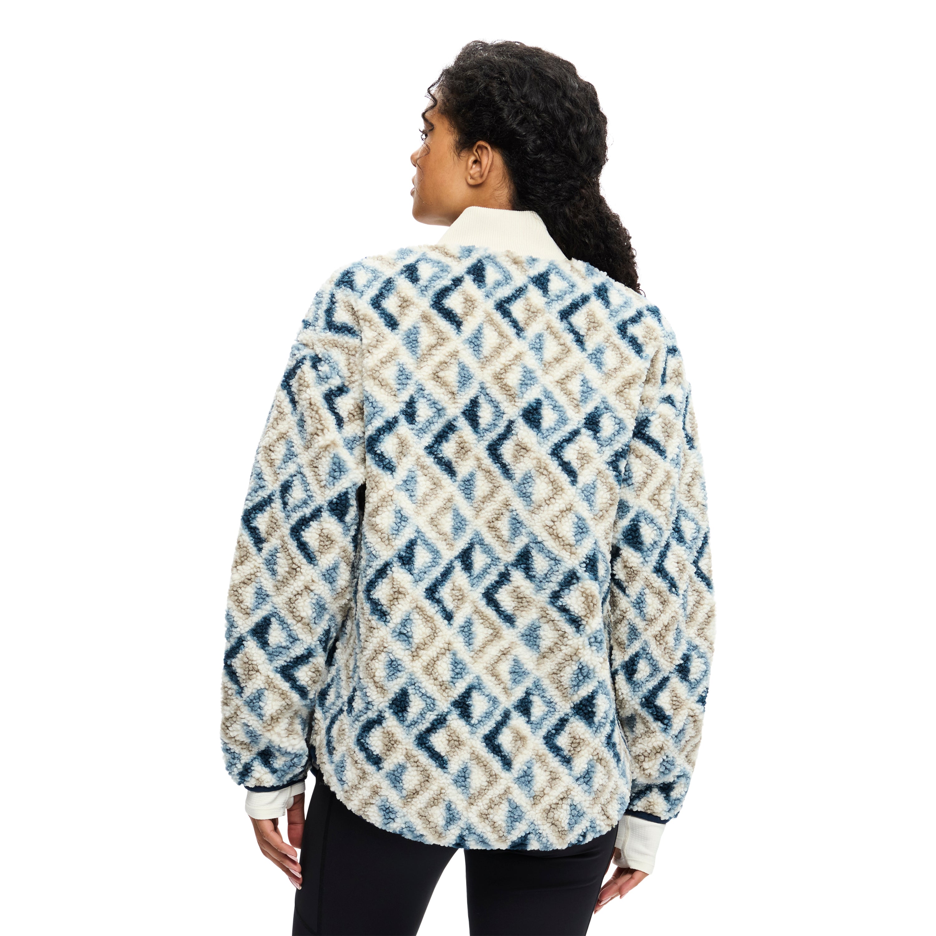 Falconridge AOP Full Zip Sherpa Jacket Women's