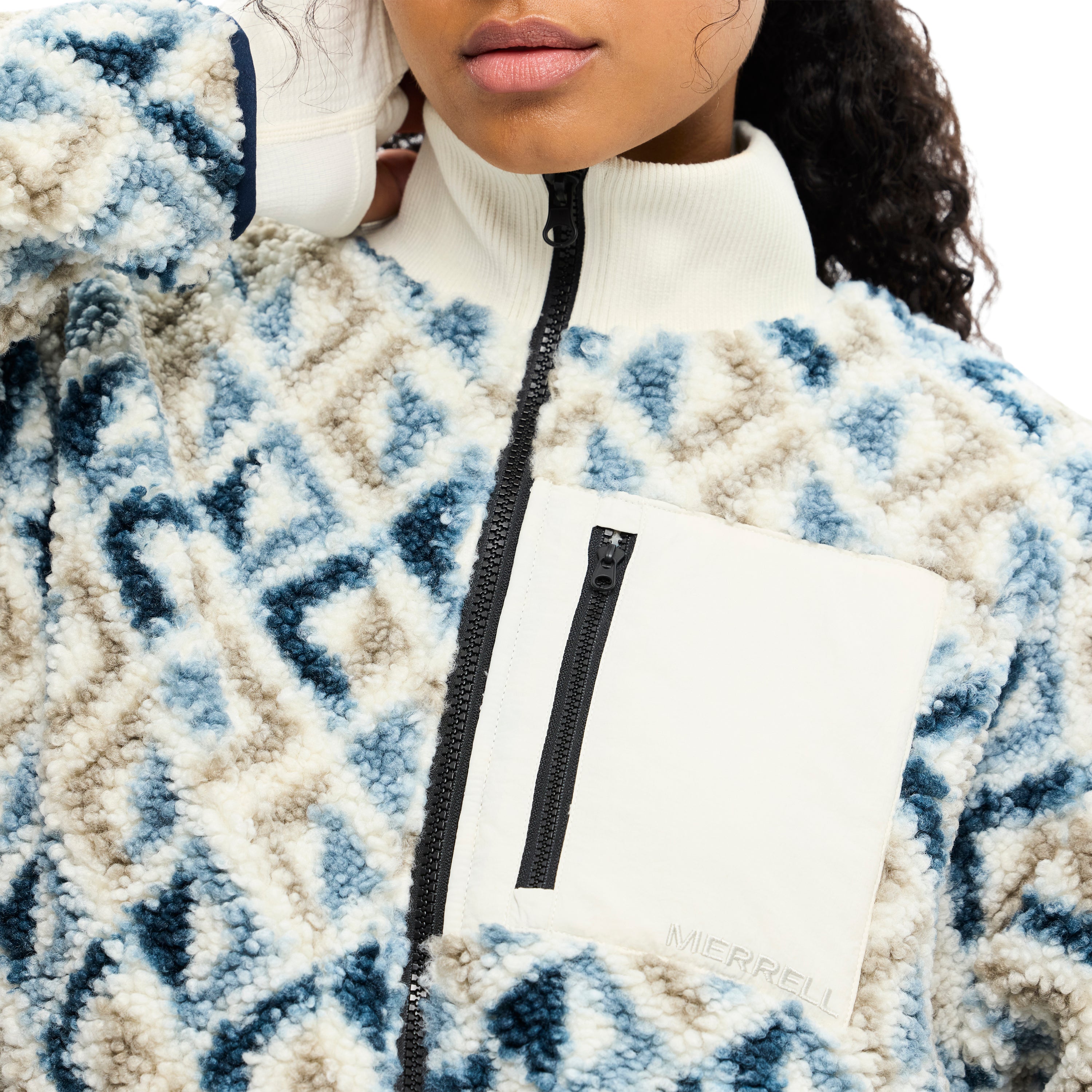 Falconridge AOP Full Zip Sherpa Jacket Women's