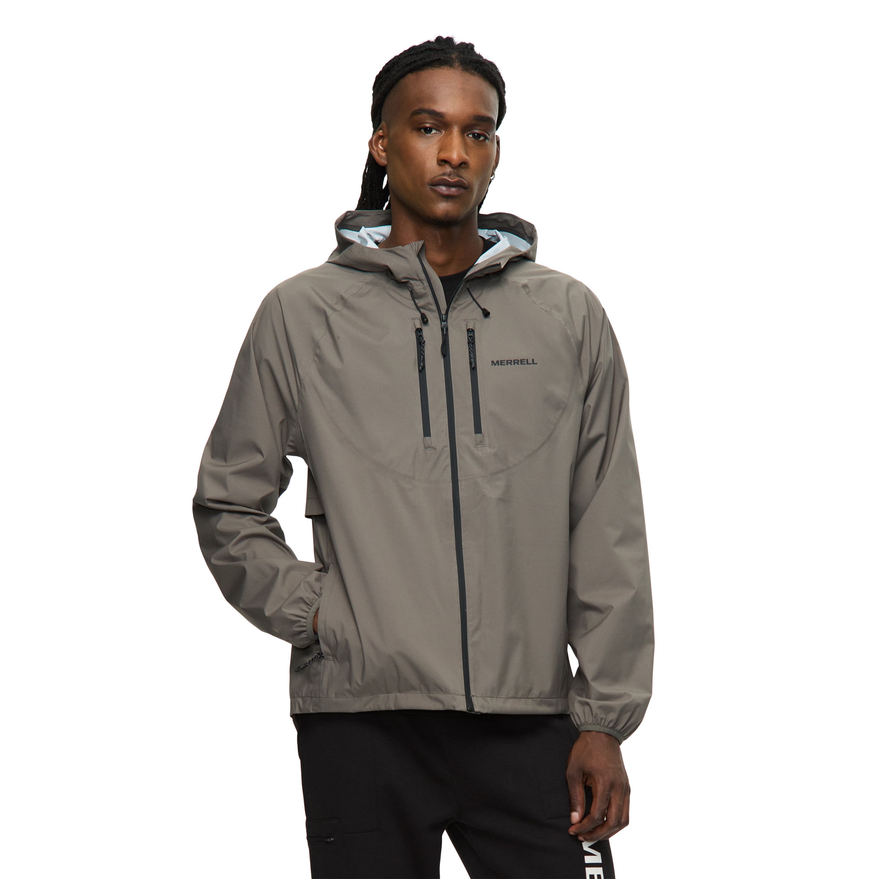 Lando Multi Pocket Hooded Windbreaker Men's