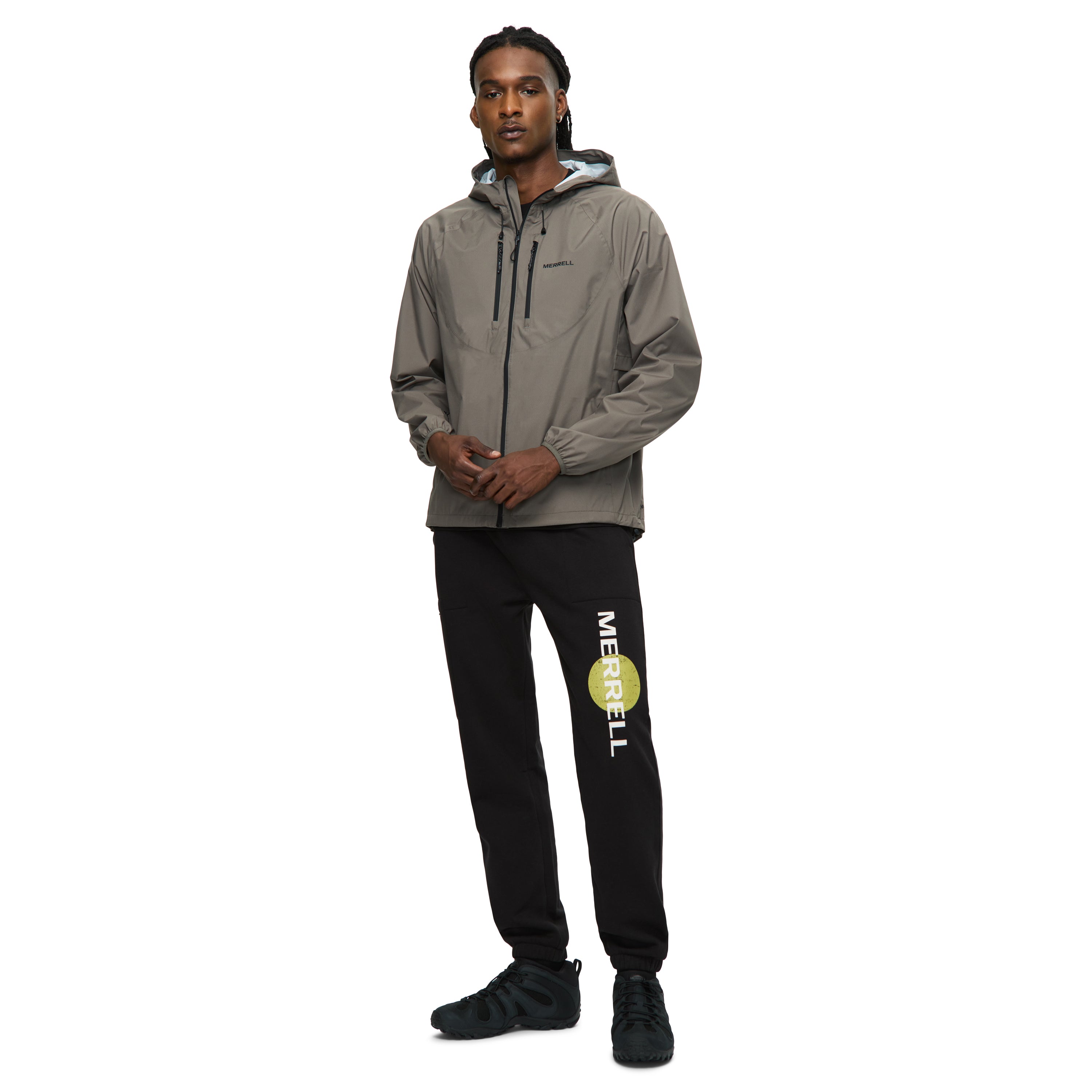 Lando Multi Pocket Hooded Windbreaker Men's