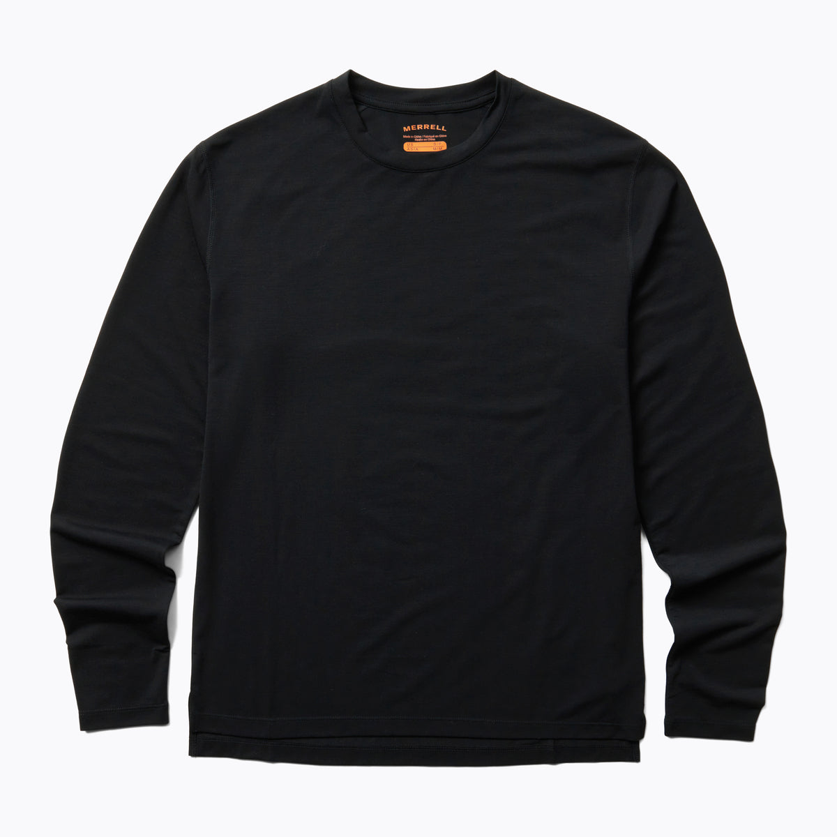 Perfect Tencel Long Sleeve Tee Women's | Merrell NZ #colour_black