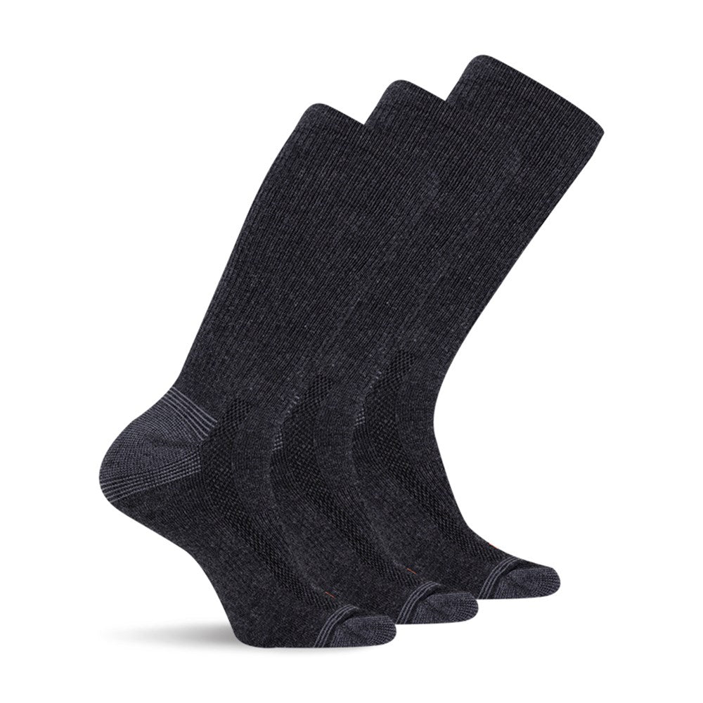 Recycled Everyday Crew 3 Pack Unisex Sock | MerrellNZ#colour_black