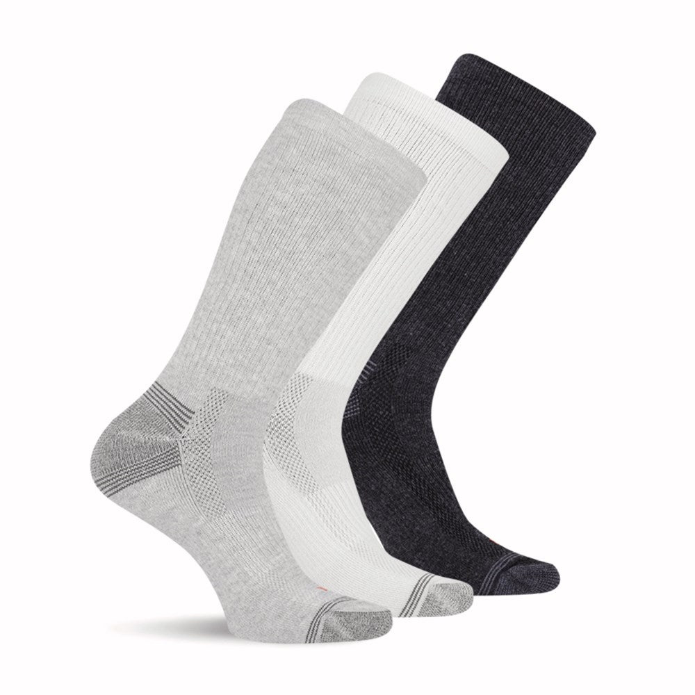 Recycled Everyday Crew 3 Pack Unisex Socks | Merrell NZ#colour_grey-heather