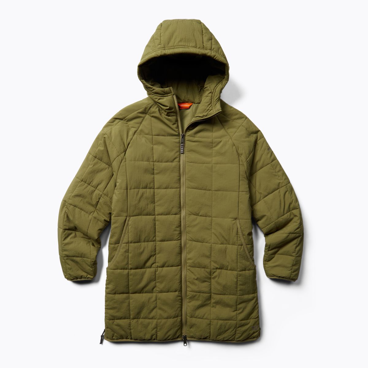 Terrain Insulated Parka Women's Jacket | Merrell NZ #colour_martini-olive