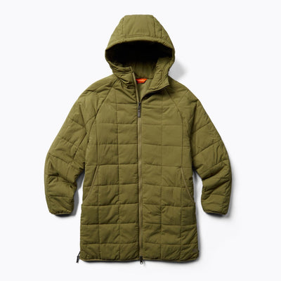 Terrain Insulated Parka Women's Jacket | Merrell NZ #colour_martini-olive