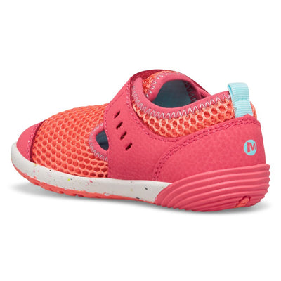 Bare Steps H2O Junior Sandals | Merrell NZ #colour_coral