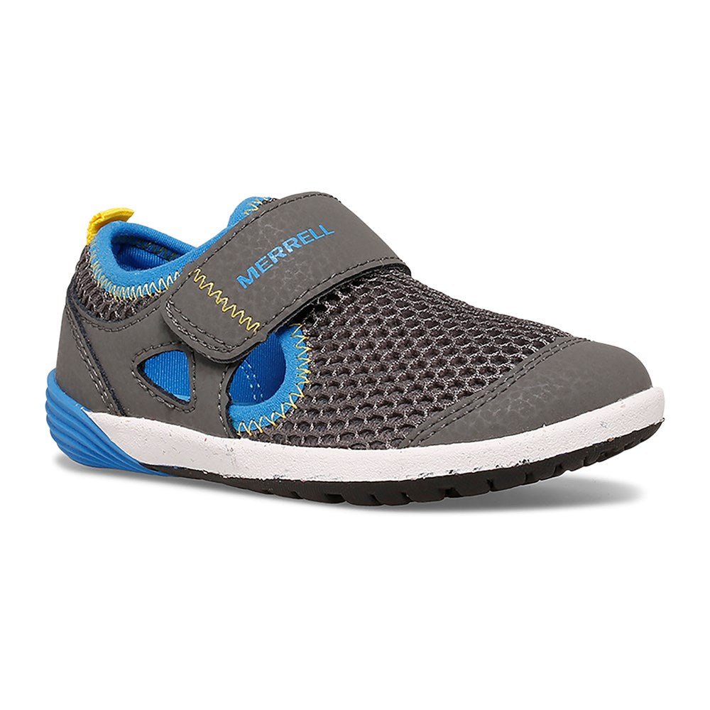Bare Steps H2O Junior Sandals | Merrell NZ #colour_grey-black-royal