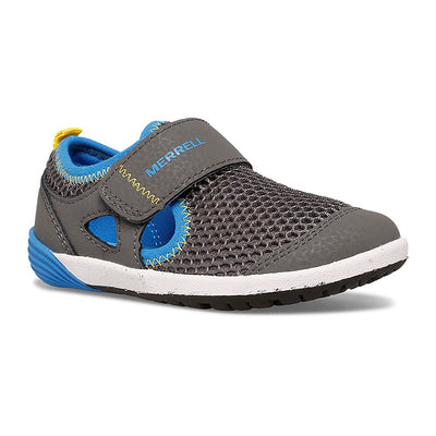 Bare Steps H2O Junior Sandals | Merrell NZ #colour_grey-black-royal