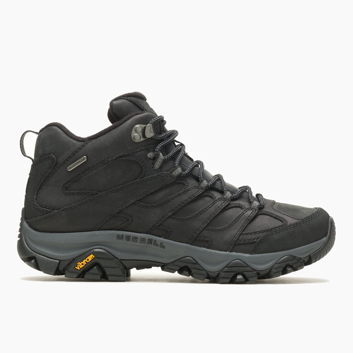 Moab 3 Prime Mid Waterproof Men's Hiking Boots | Merrell NZ #colour_black