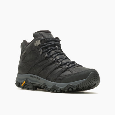 Moab 3 Prime Mid Waterproof Men's Hiking Boots | Merrell NZ #colour_black