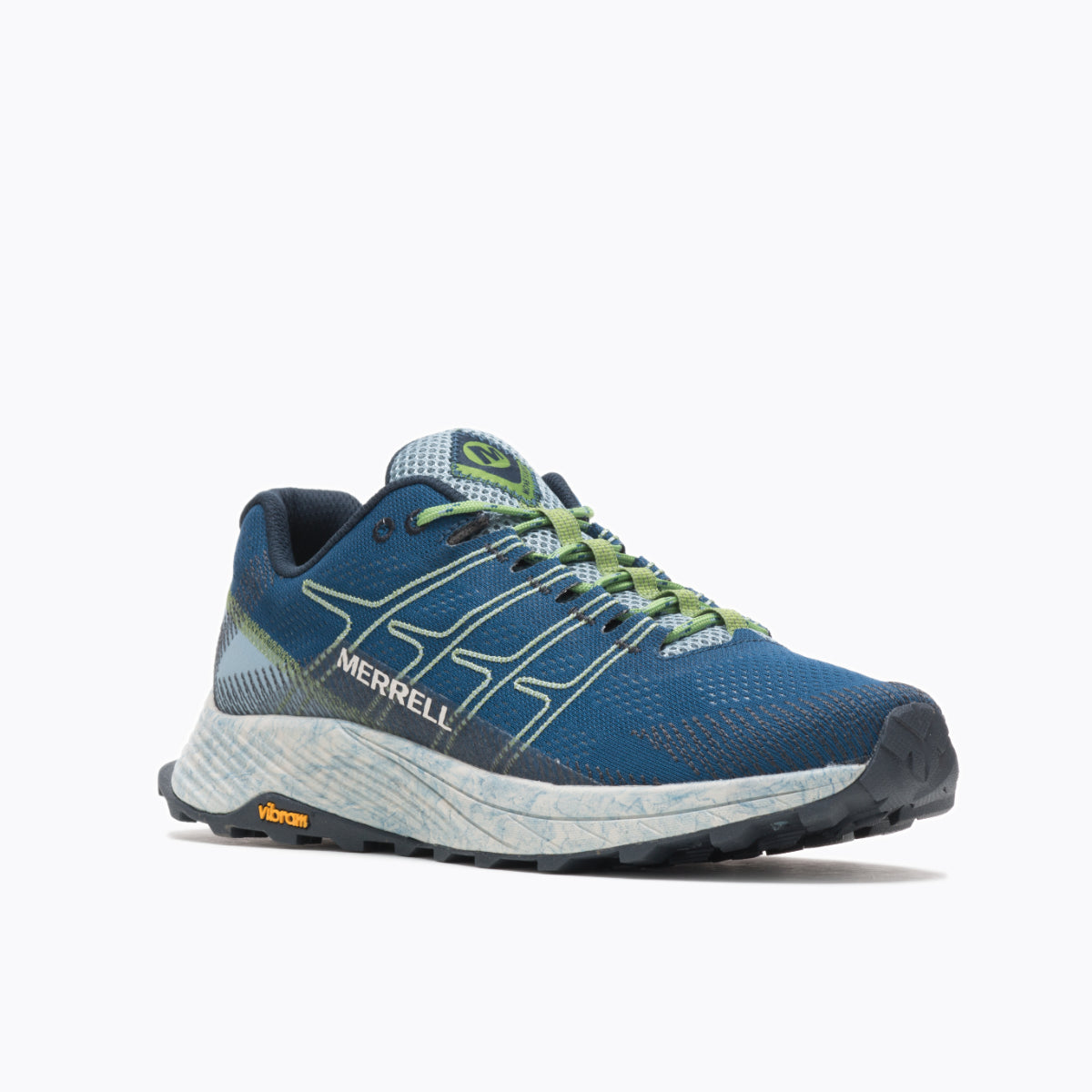 Moab Flight Men's Trail Running Shoe | Merrell NZ #colour_poseidon
