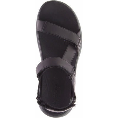 Tideriser Luna Convert Leather Women's Sandals NZ | Merrell NZ #colour_black