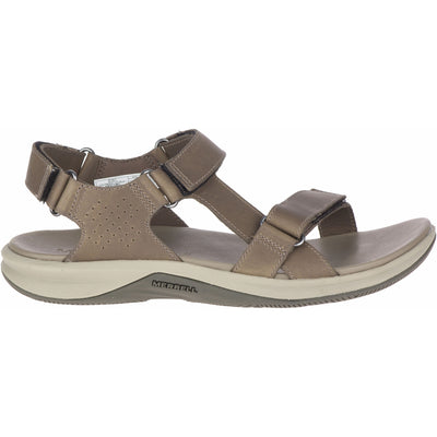 Tideriser Luna Convert Leather Women's Sandals NZ | Merrell NZ #colour_brindle