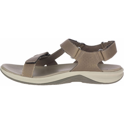 Tideriser Luna Convert Leather Women's Sandals NZ | Merrell NZ #colour_brindle