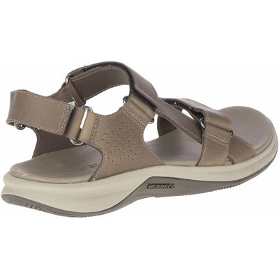 Tideriser Luna Convert Leather Women's Sandals NZ | Merrell NZ #colour_brindle