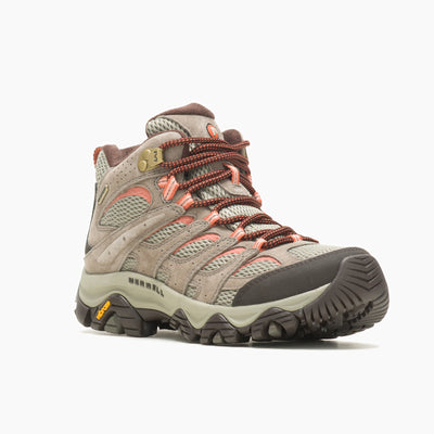 Moab 3 Mid WP Women's Hiking Boot | Merrell NZ #colour_bungee-cord