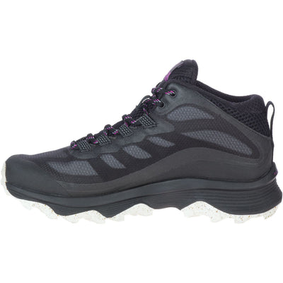 Moab Speed Mid Gore-Tex Hiking Shoe Women's | Merrell NZ #colour_black