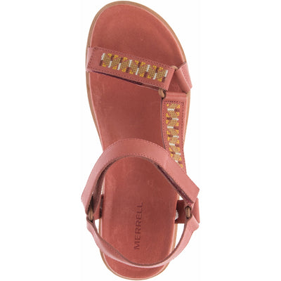 Juno Strap Women's Sandals NZ | Merrell NZ #colour_redwood